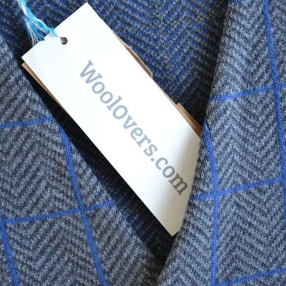 NWT WoolOvers Vest with Pockets Cashmere Blend Gray Size M - Picture 4 of 5